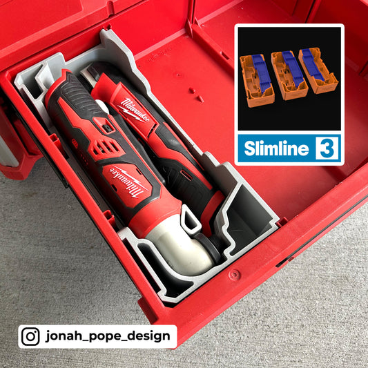 M12 Angle Drill & Impact COMBO Insert | Modular PACKOUT Drawer System