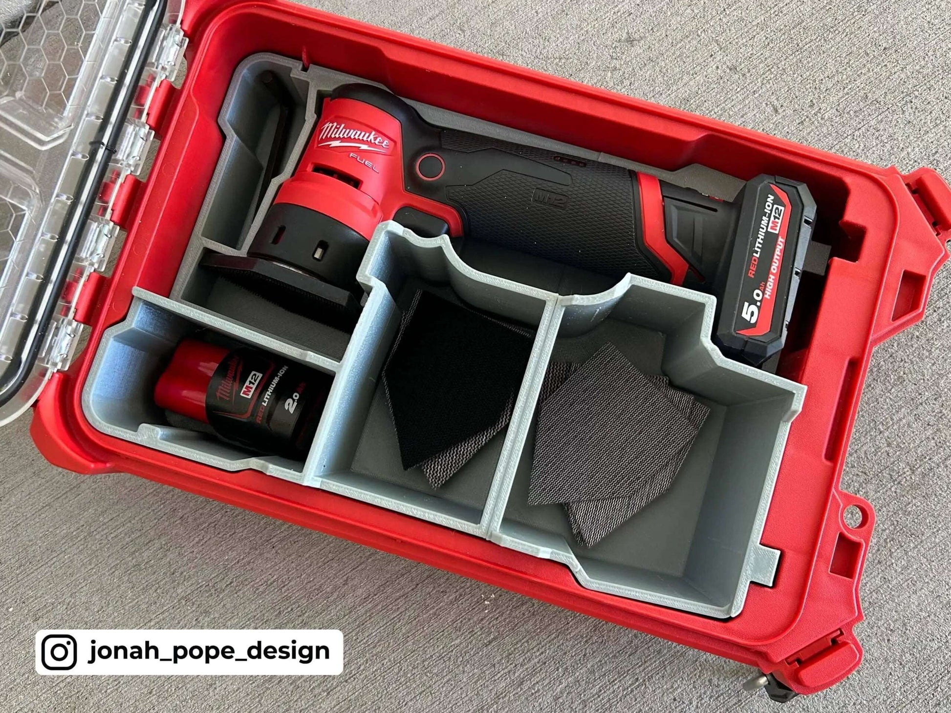 M12 Orbital Detail Sander Insert  packout australia