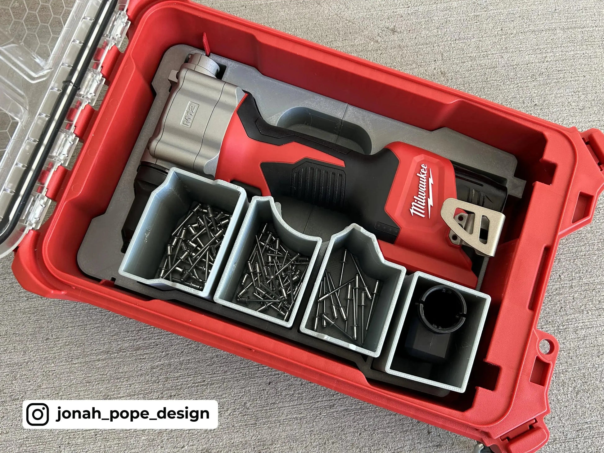 M12 Rivet Gun Insert  packout australia
