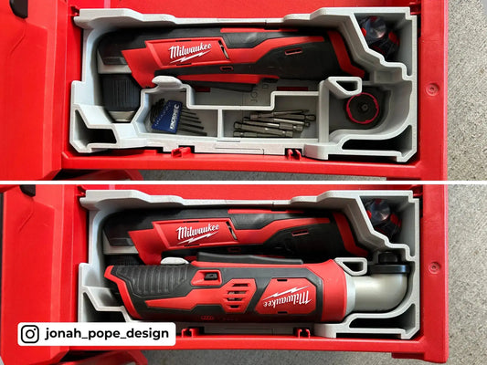 M12 Angle Drill & Impact COMBO Insert | Modular PACKOUT Drawer System  packout australia