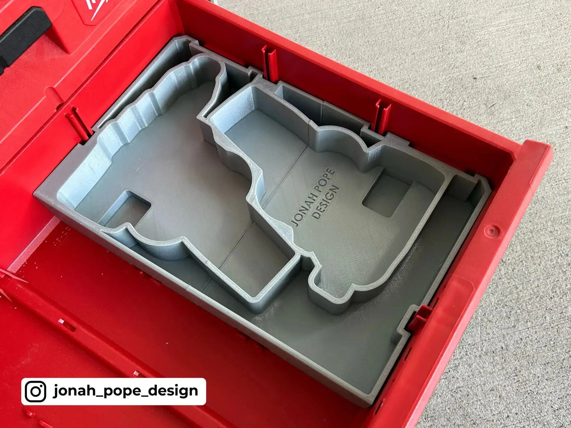 Drawer M12 Drill Gen 2 and Impact Surge Driver Insert  packout australia