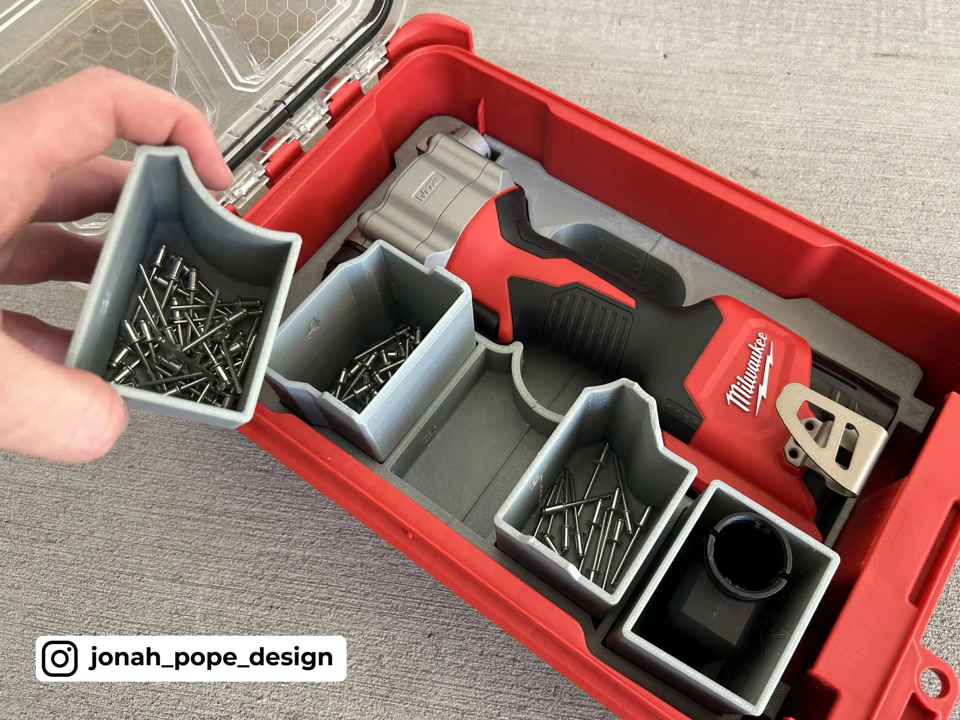 M12 Rivet Gun Insert  packout australia