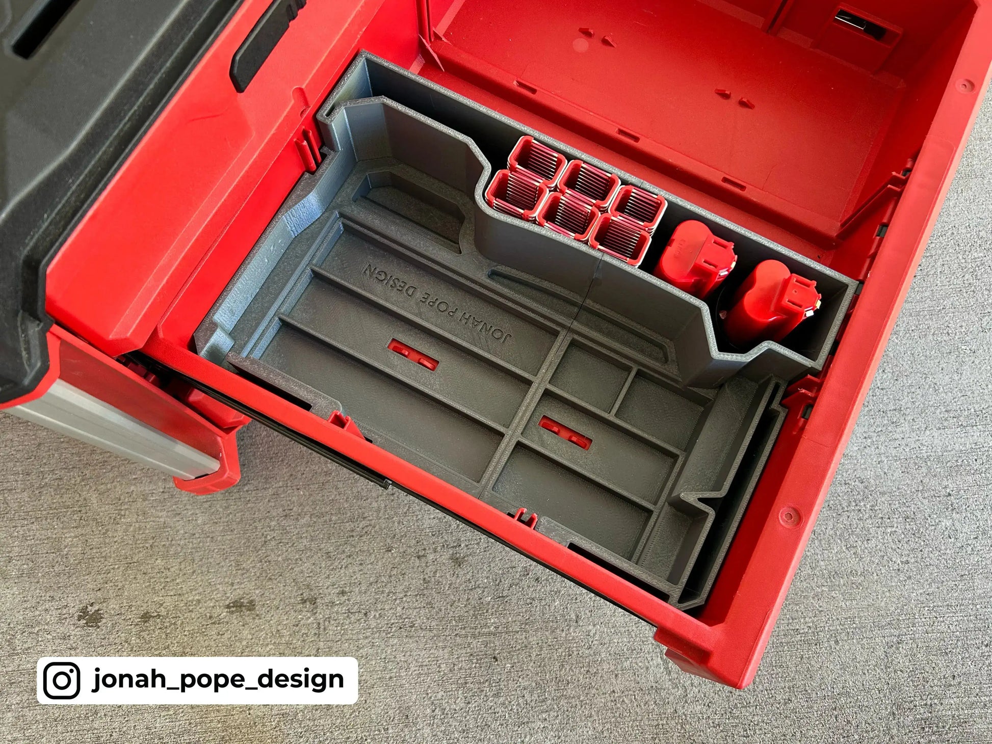 Drawer M12 Cable Stapler Insert  packout australia