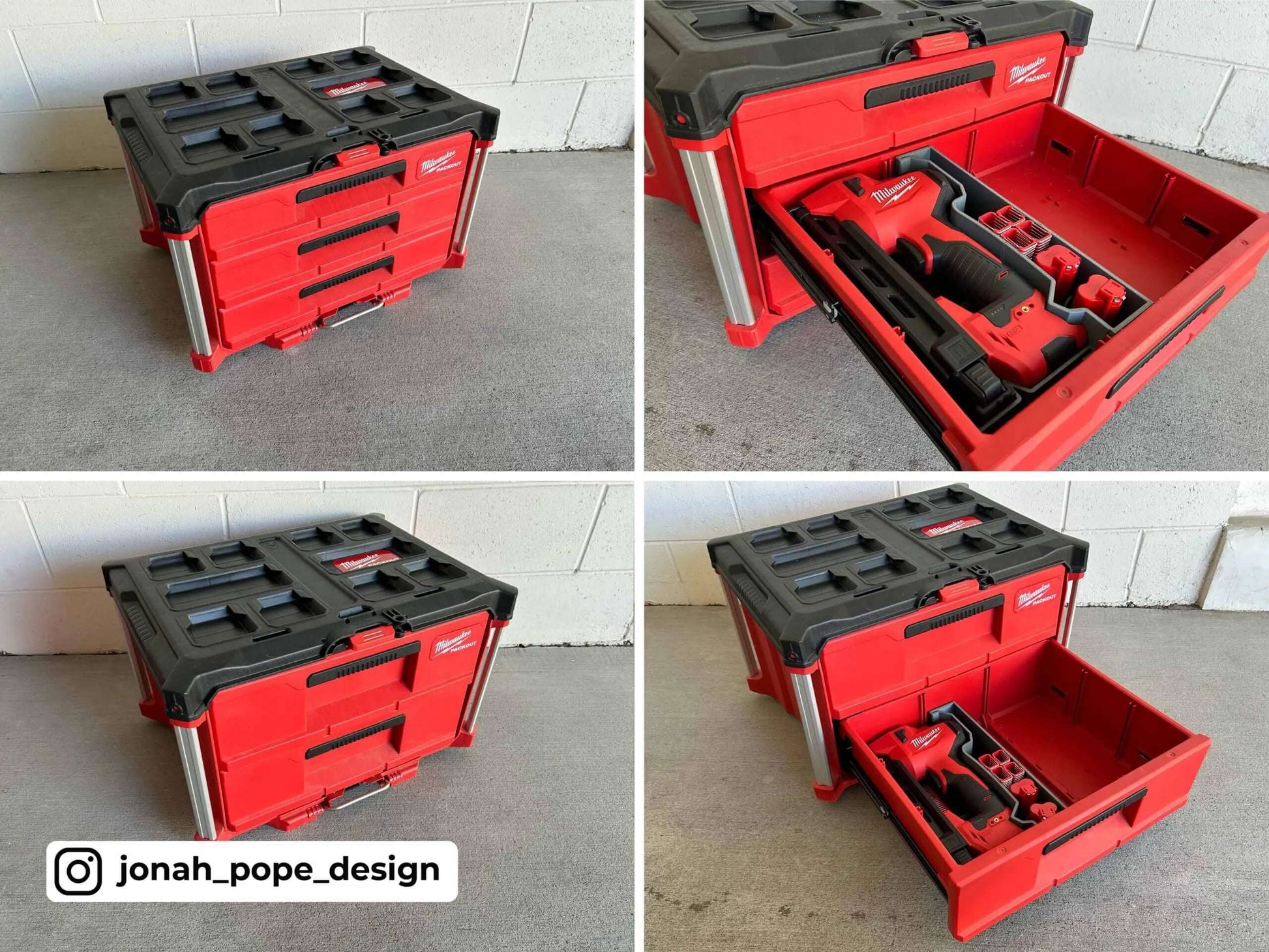 Drawer M12 Cable Stapler Insert  packout australia