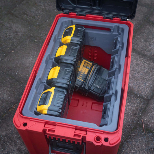 Modular Battery Rack UPPER Insert (Compact Tool Box)  packout australia