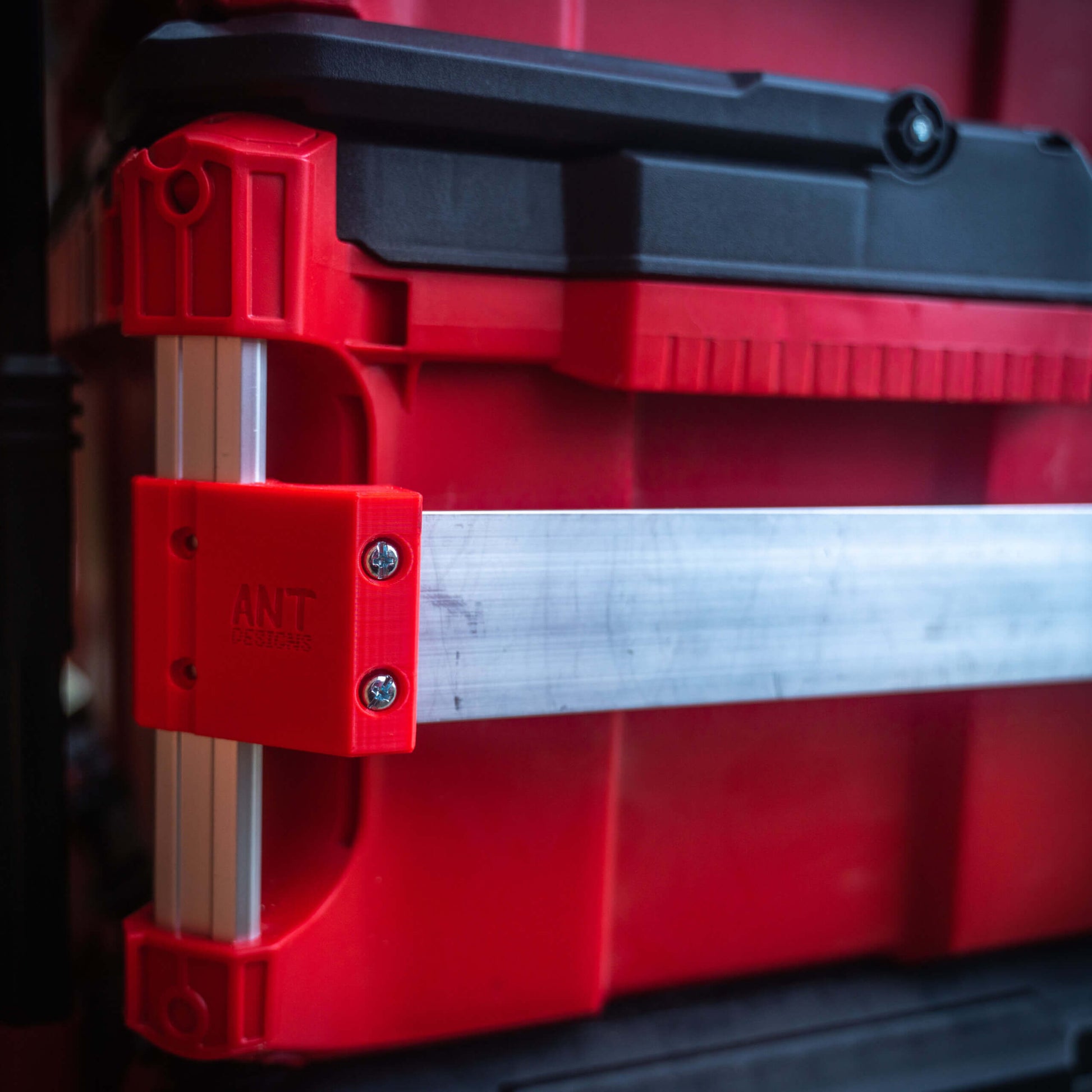 pakrail mill bar red mounts packout rail