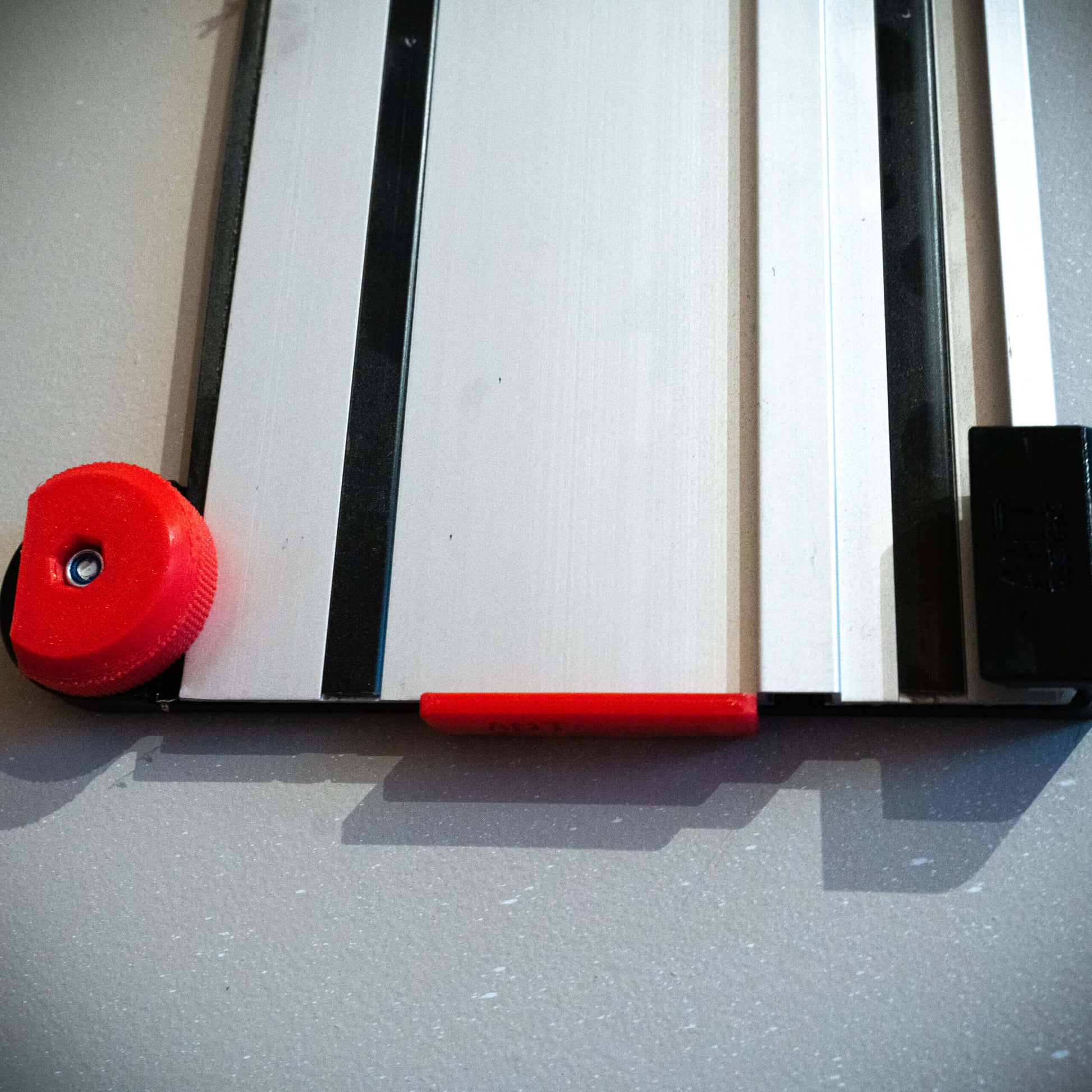 track saw rail holder workshop organisation