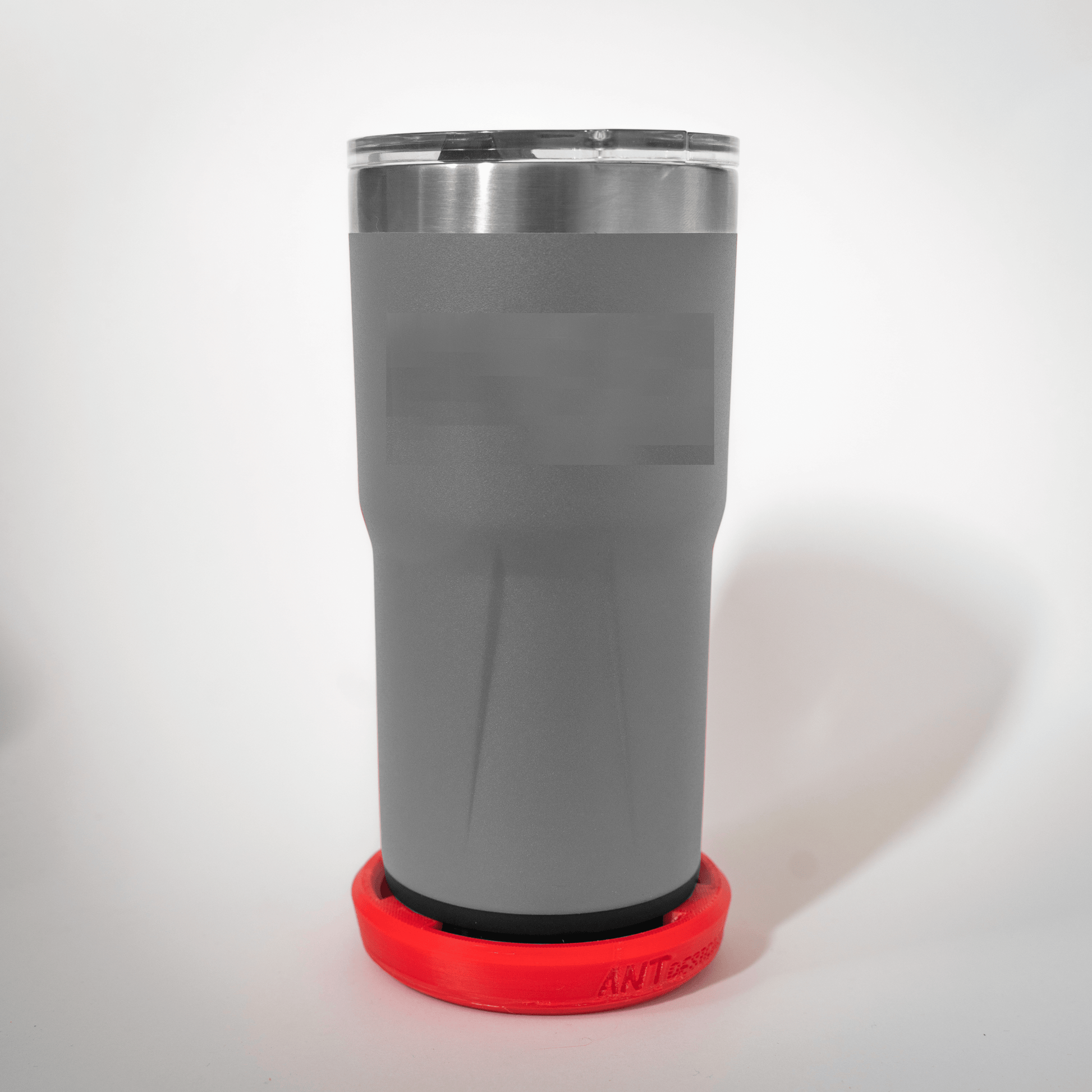 packout cup mount tumbler puck red black