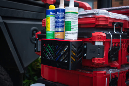 pakrail attachment universal shelf side mount spray can holder