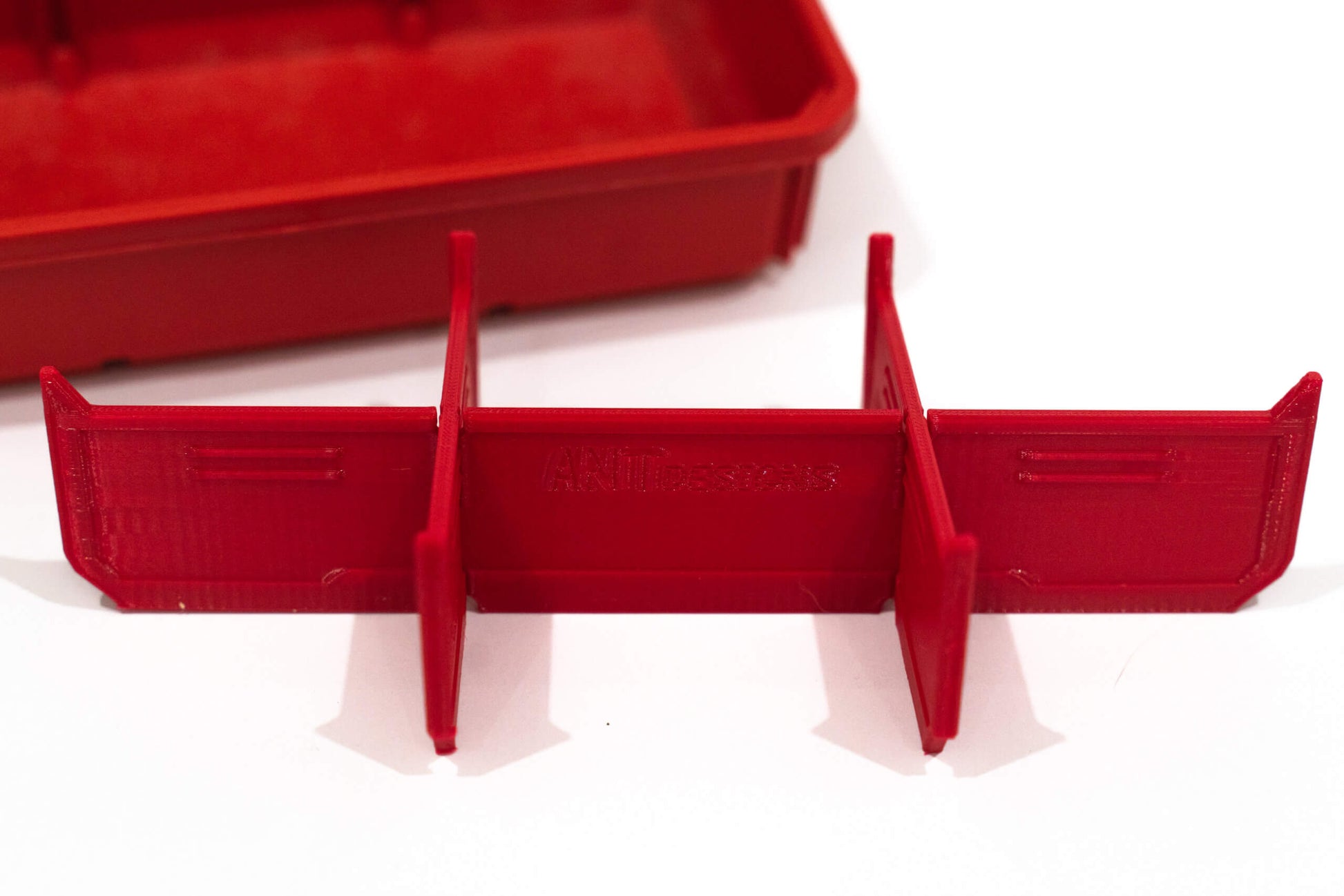 low profile packout organiser dividers red black 2 way 4 way 6 way
