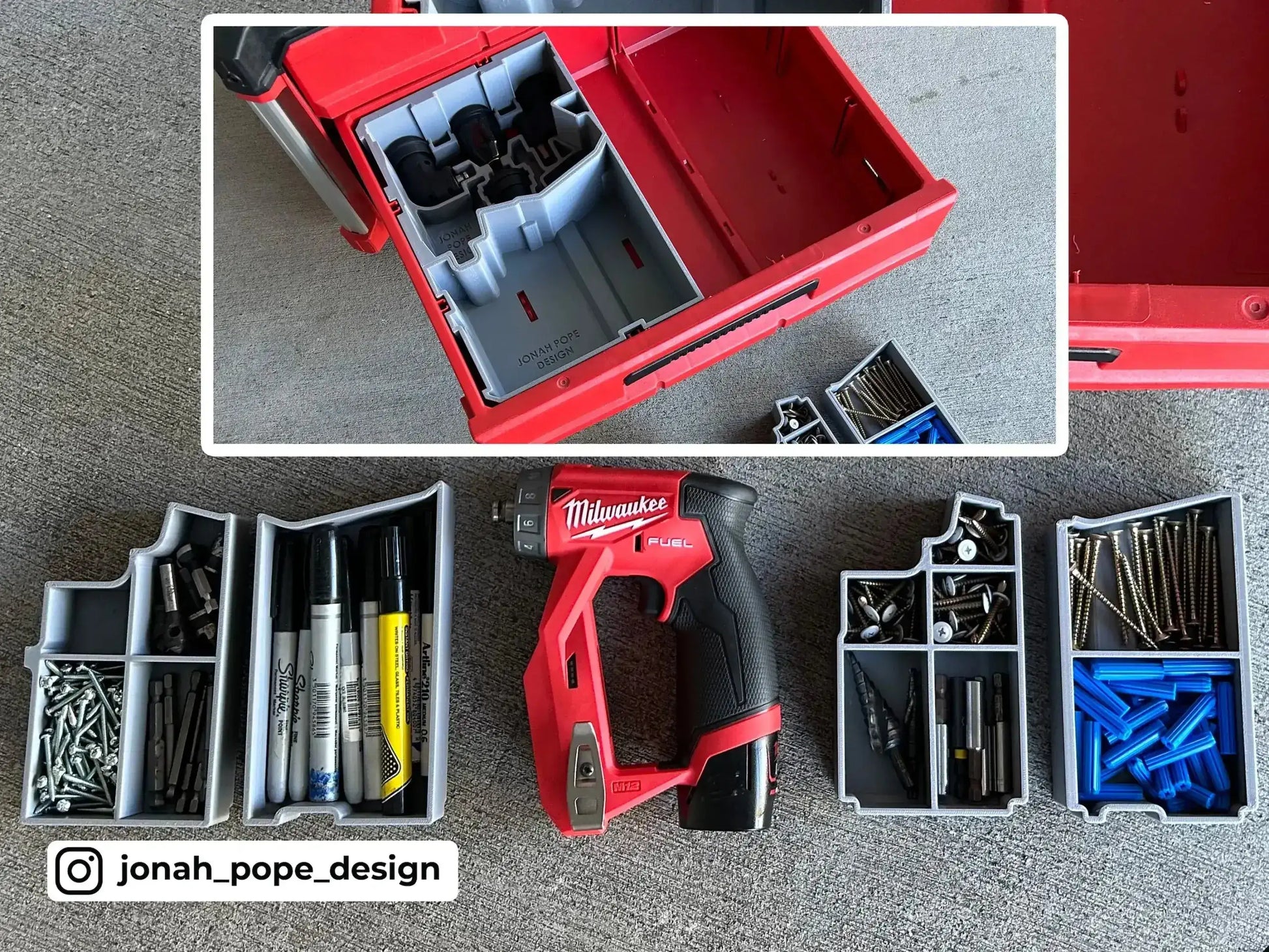 Drawer M12 Installation Driver Insert  packout australia
