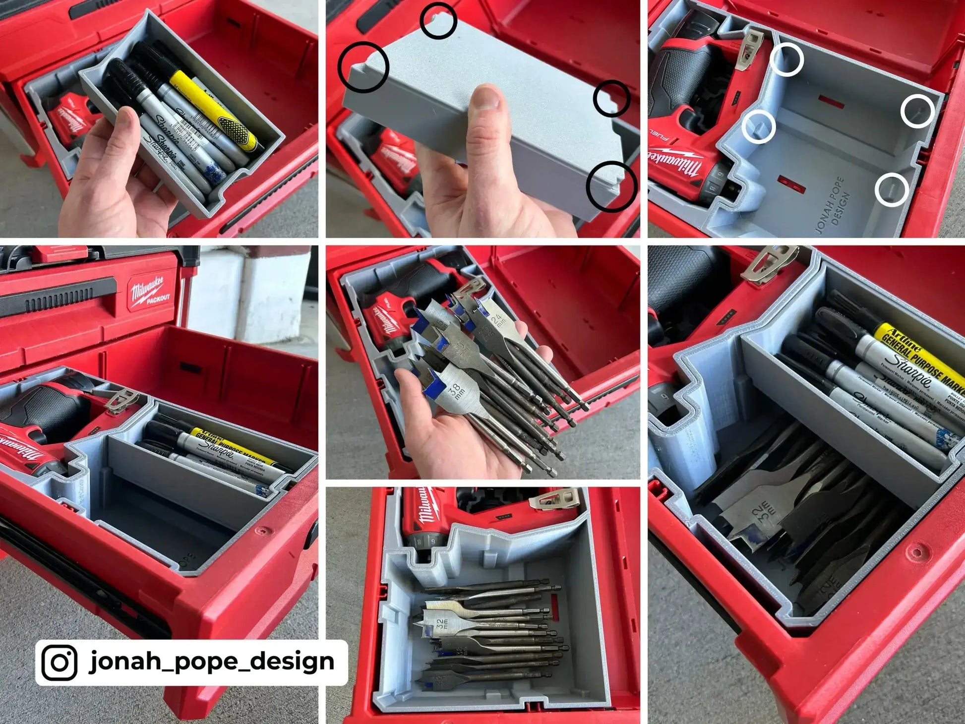 Drawer M12 Installation Driver Insert  packout australia