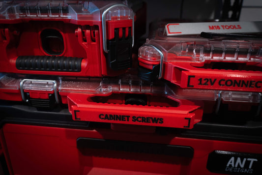 Low Profile Organiser | Custom PACKOUT Labels