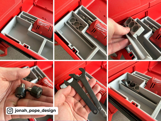 M12 Die Grinder Insert | Modular PACKOUT Drawer System  packout australia