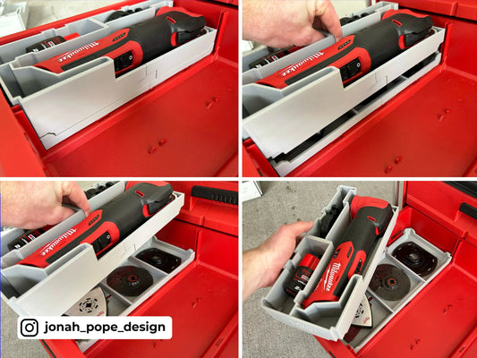 M12 Multi Tool FUEL Insert | Modular PACKOUT Drawer System  packout australia