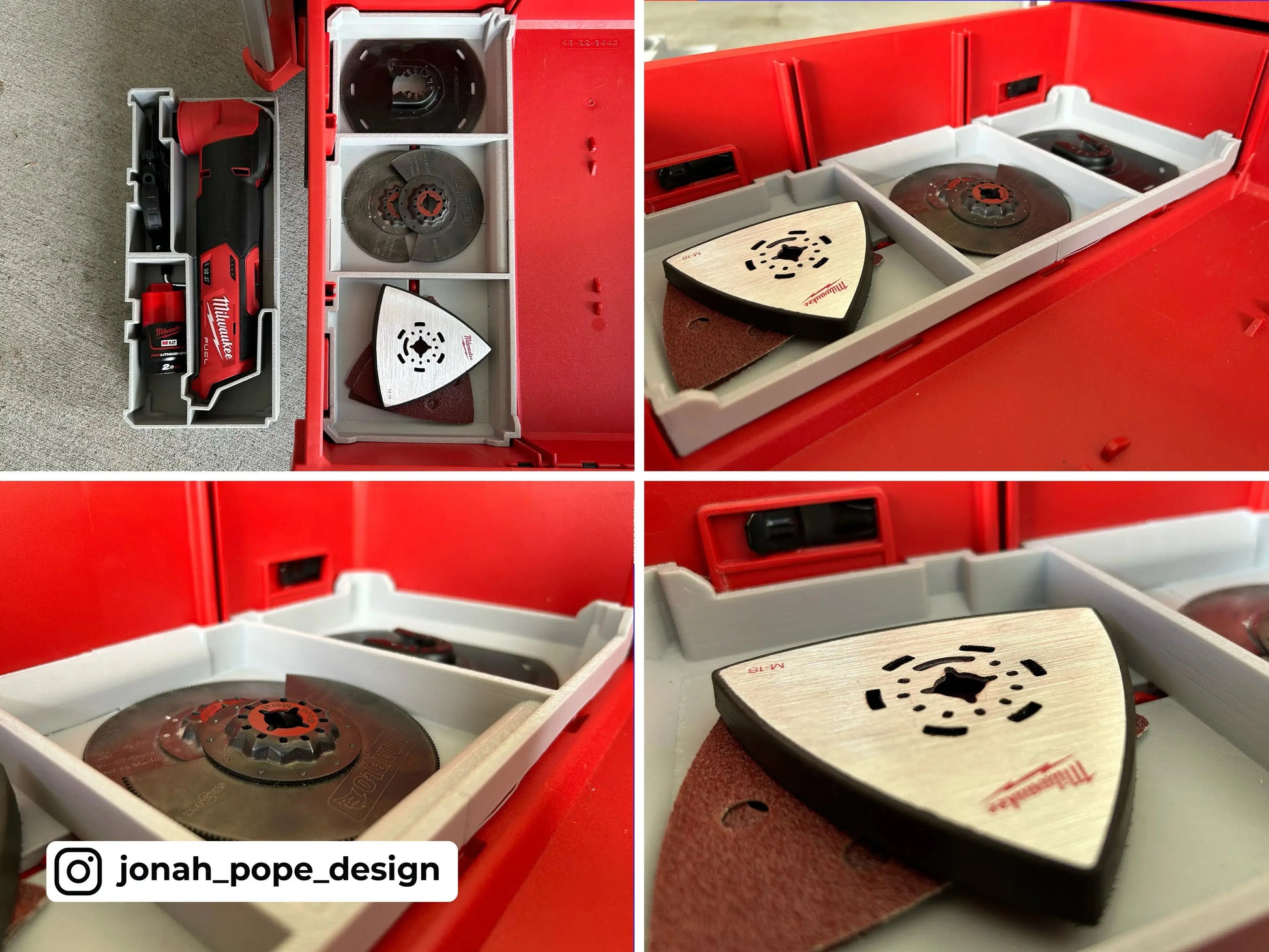 M12 Multi Tool FUEL Insert | Modular PACKOUT Drawer System  packout australia