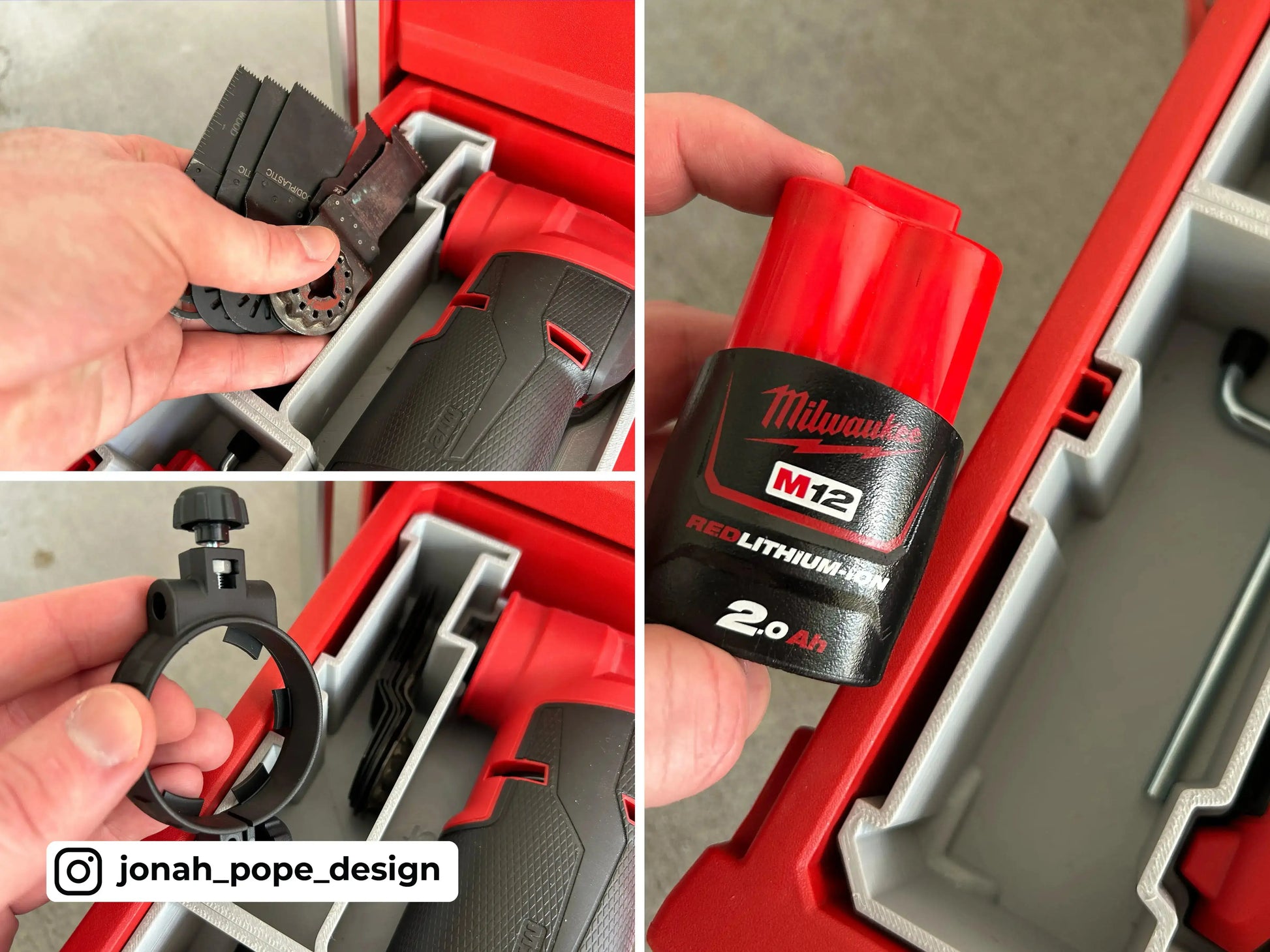 M12 Multi Tool FUEL Insert | Modular PACKOUT Drawer System  packout australia