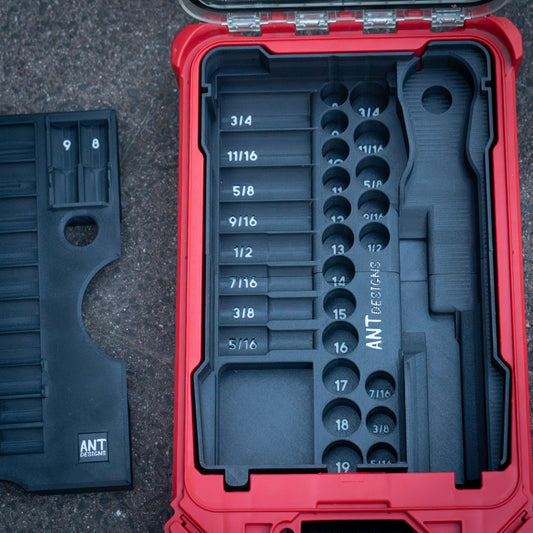 M12 3/8 Ratchet Insert w/ Sockets (PACKOUT)