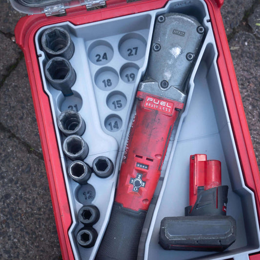 M12 3/8" Right Angle Impact Wrench Insert  packout australia