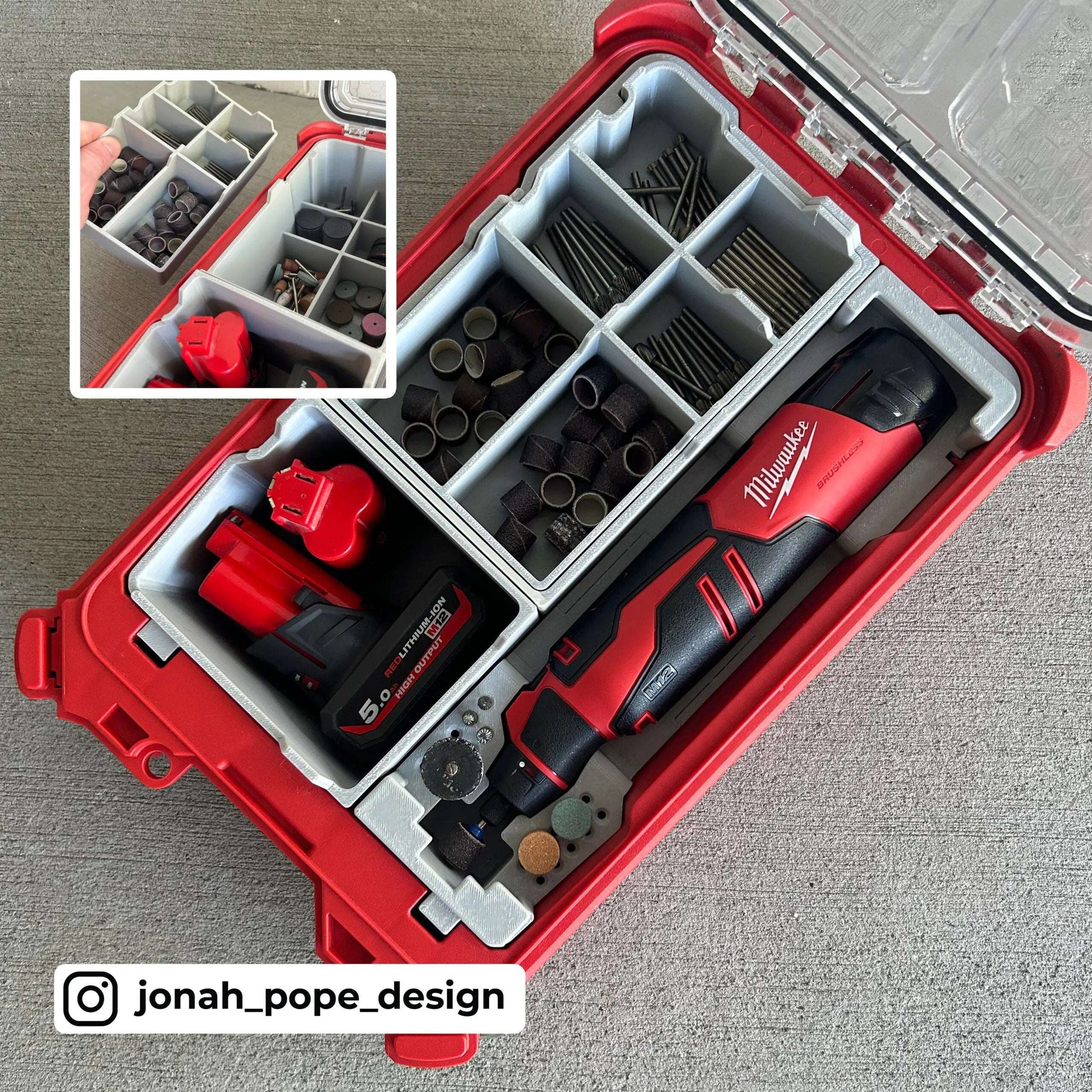 M12 Rotary Tool (New Brushless) Insert  packout australia