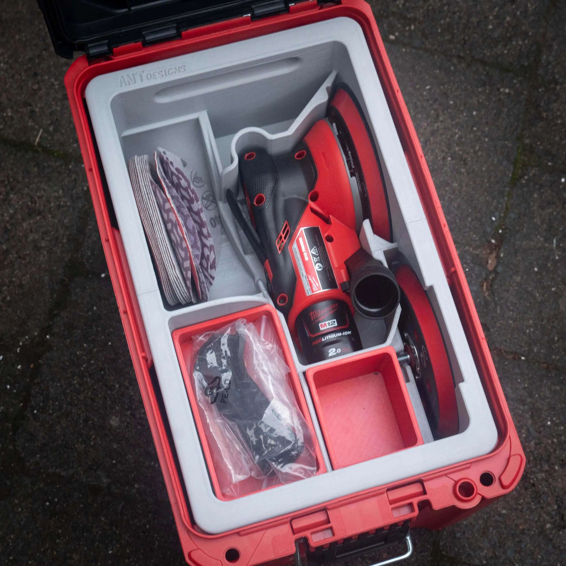 M12 Orbital Sander Insert (Compact Box)  packout australia