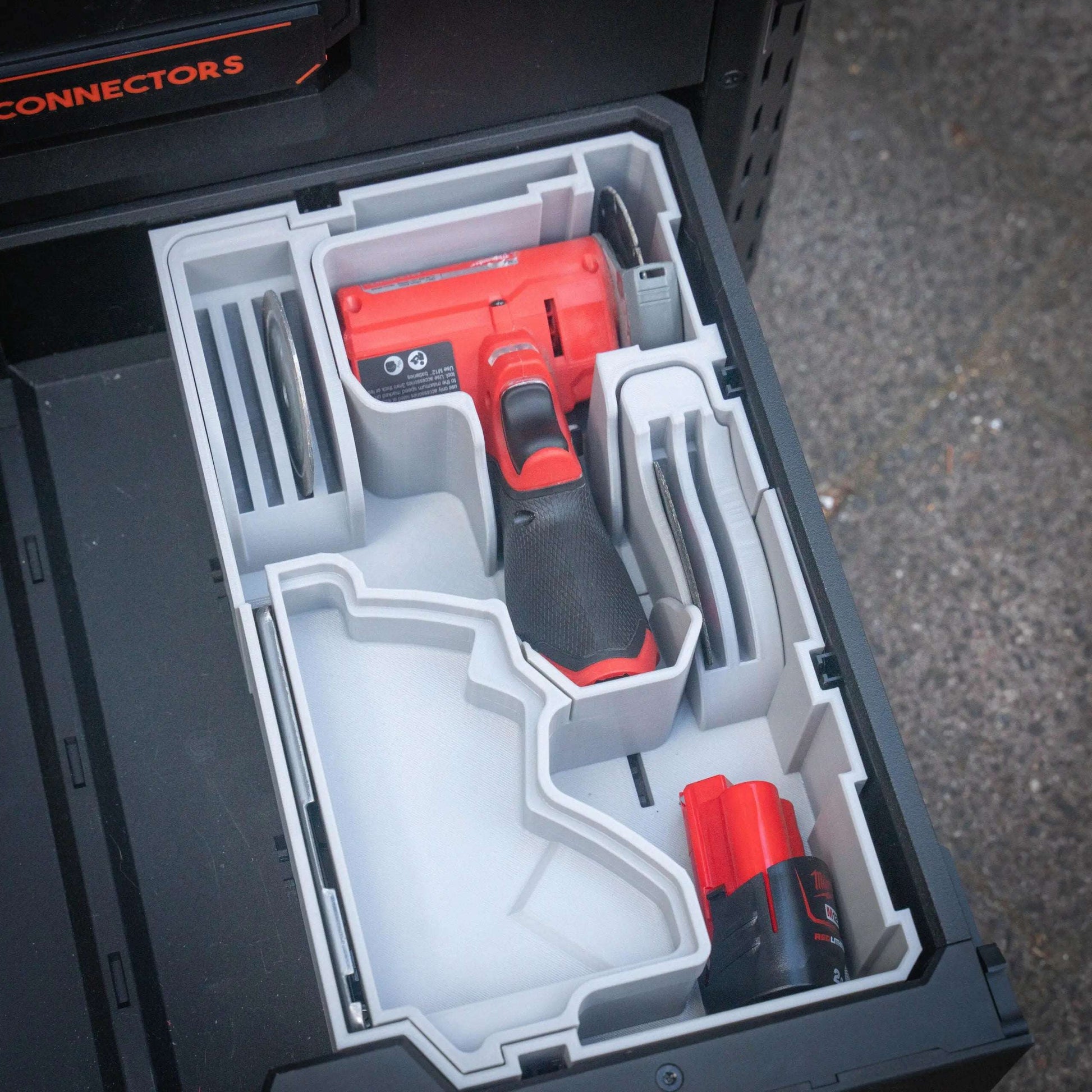 Drawer M12 Cut Off Tool Insert (StackTech)  packout australia