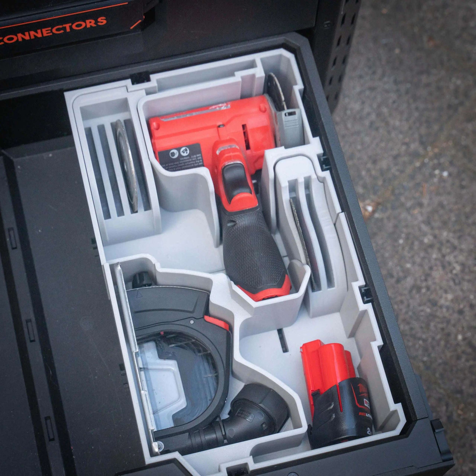 Drawer M12 Cut Off Tool Insert (StackTech)  packout australia
