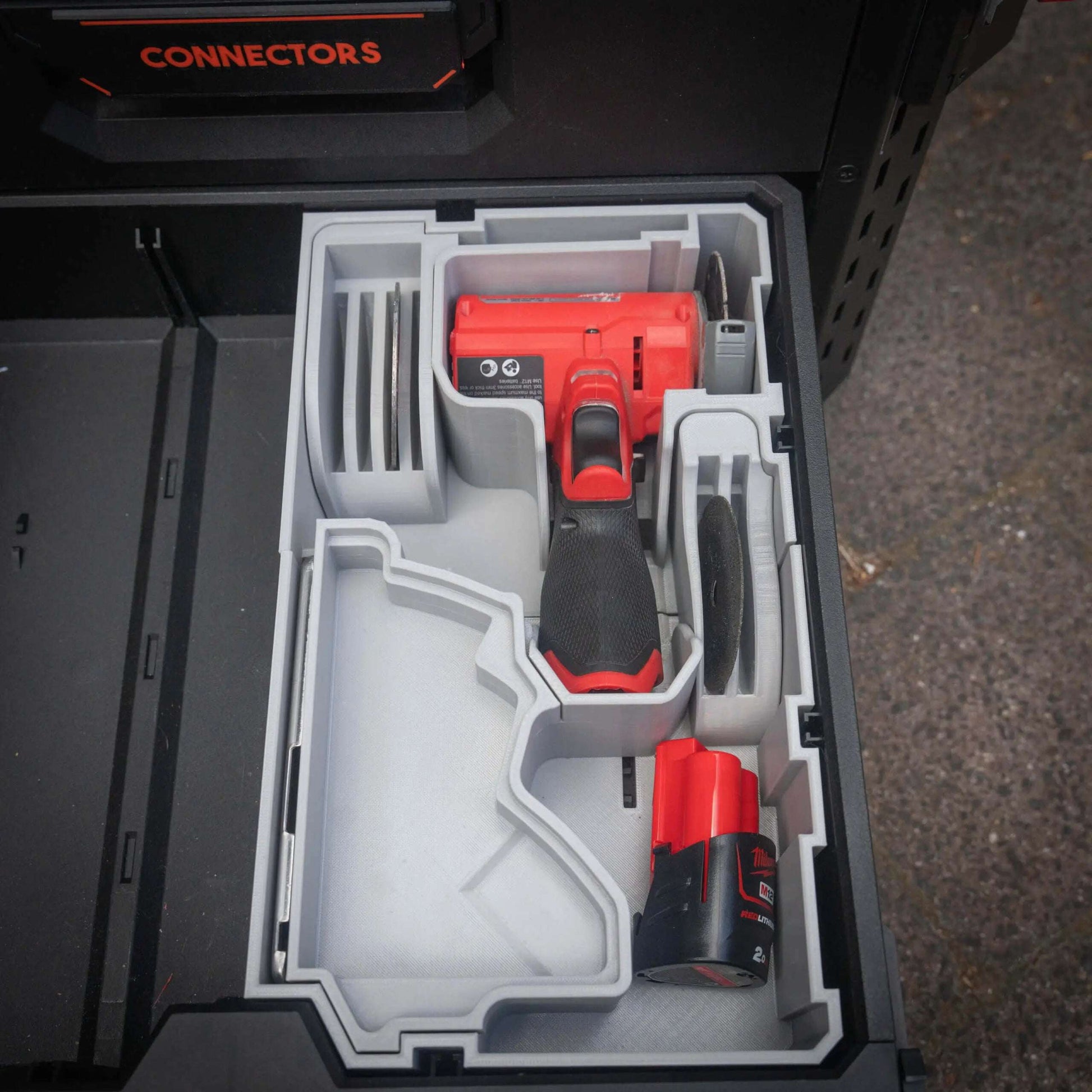 Drawer M12 Cut Off Tool Insert (StackTech)  packout australia