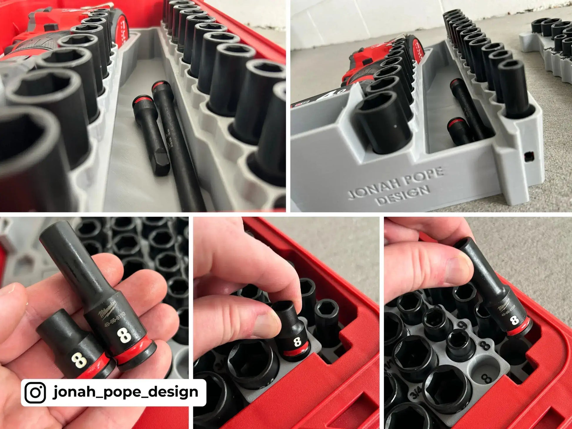 M12 3/8 Stubby Impact Insert (GEN 1)  packout australia