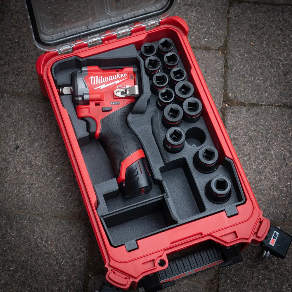 M12 1/2" Stubby Impact Insert (GEN 2)  packout australia