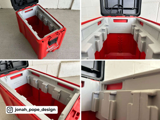M18 Battery Rack UPPER Insert (Compact Tool Box)  packout australia
