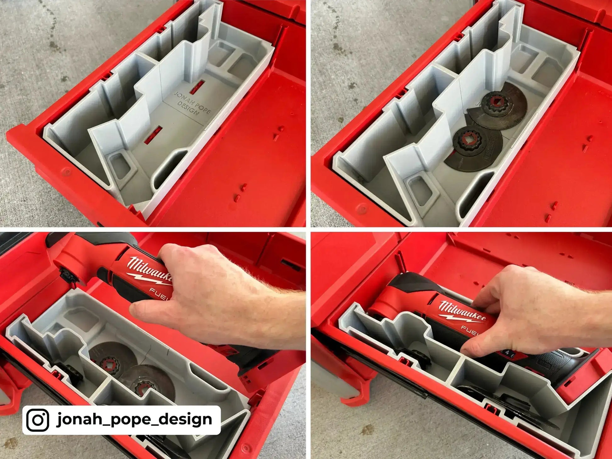 M18 Multi Tool (FUEL) Insert | Modular PACKOUT Drawer System  packout australia