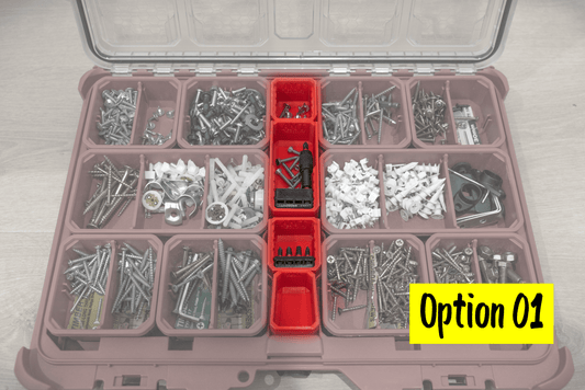 Low Profile Slim Organiser Middle Bins (PACKOUT Organiser)