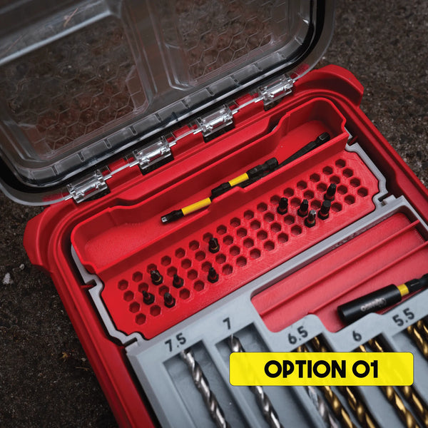 Drill & Driver Bit Storage COMBO Insert  packout australia