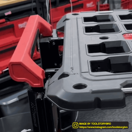 rolling toolbox packout folding table bracket red black kit