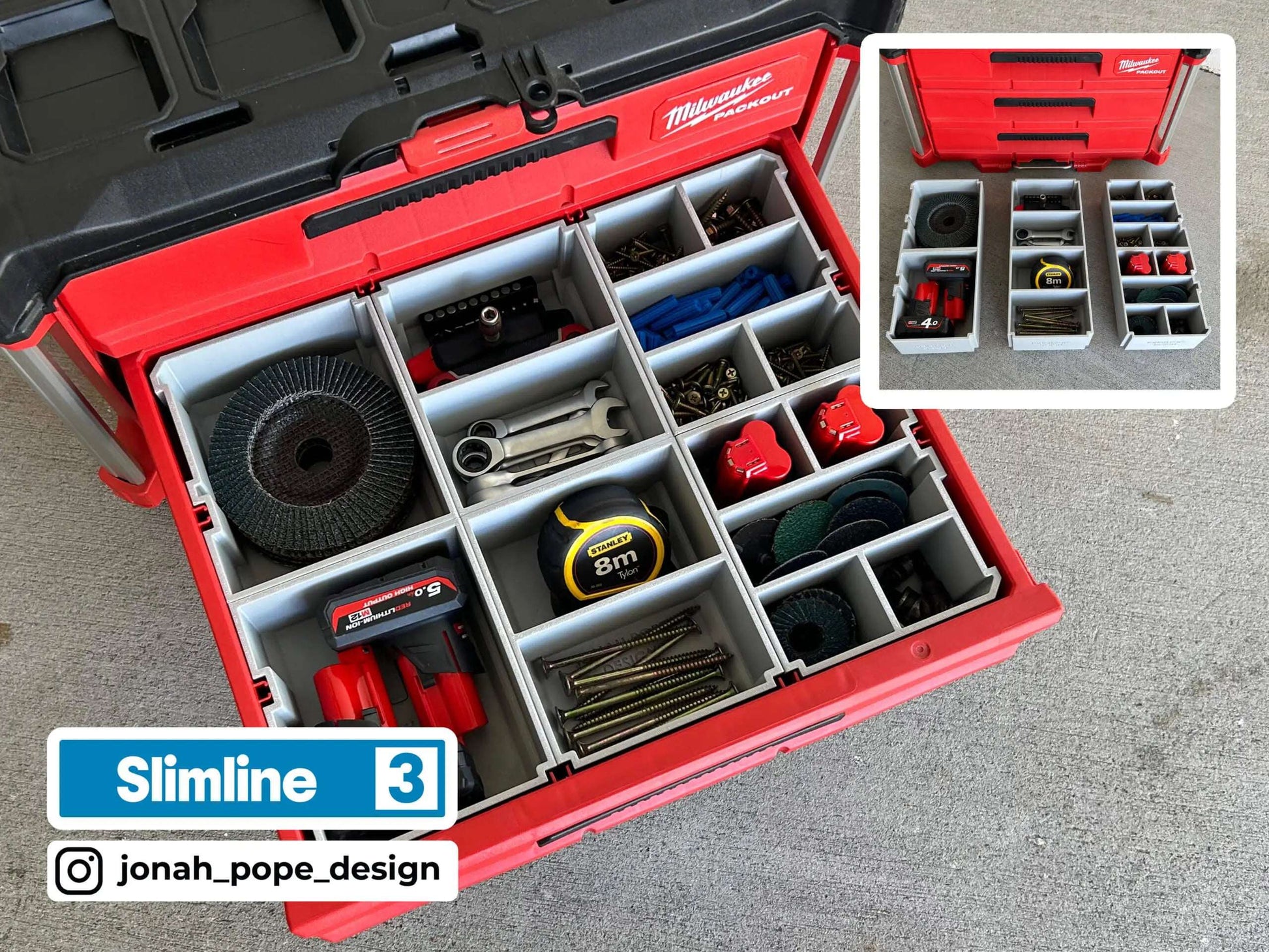 Organiser Tubs Insert | Modular PACKOUT Drawer System  packout australia
