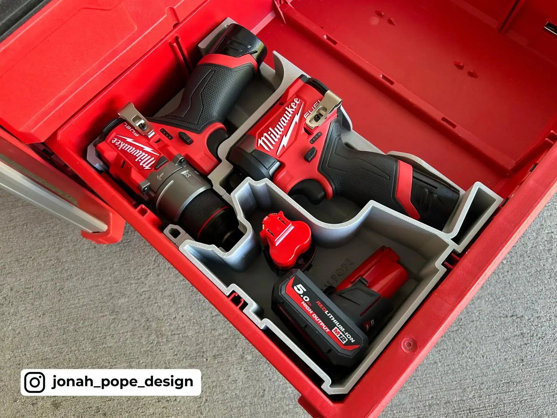 Drawer M12 Drill & Impact Gen 3 Insert  packout australia