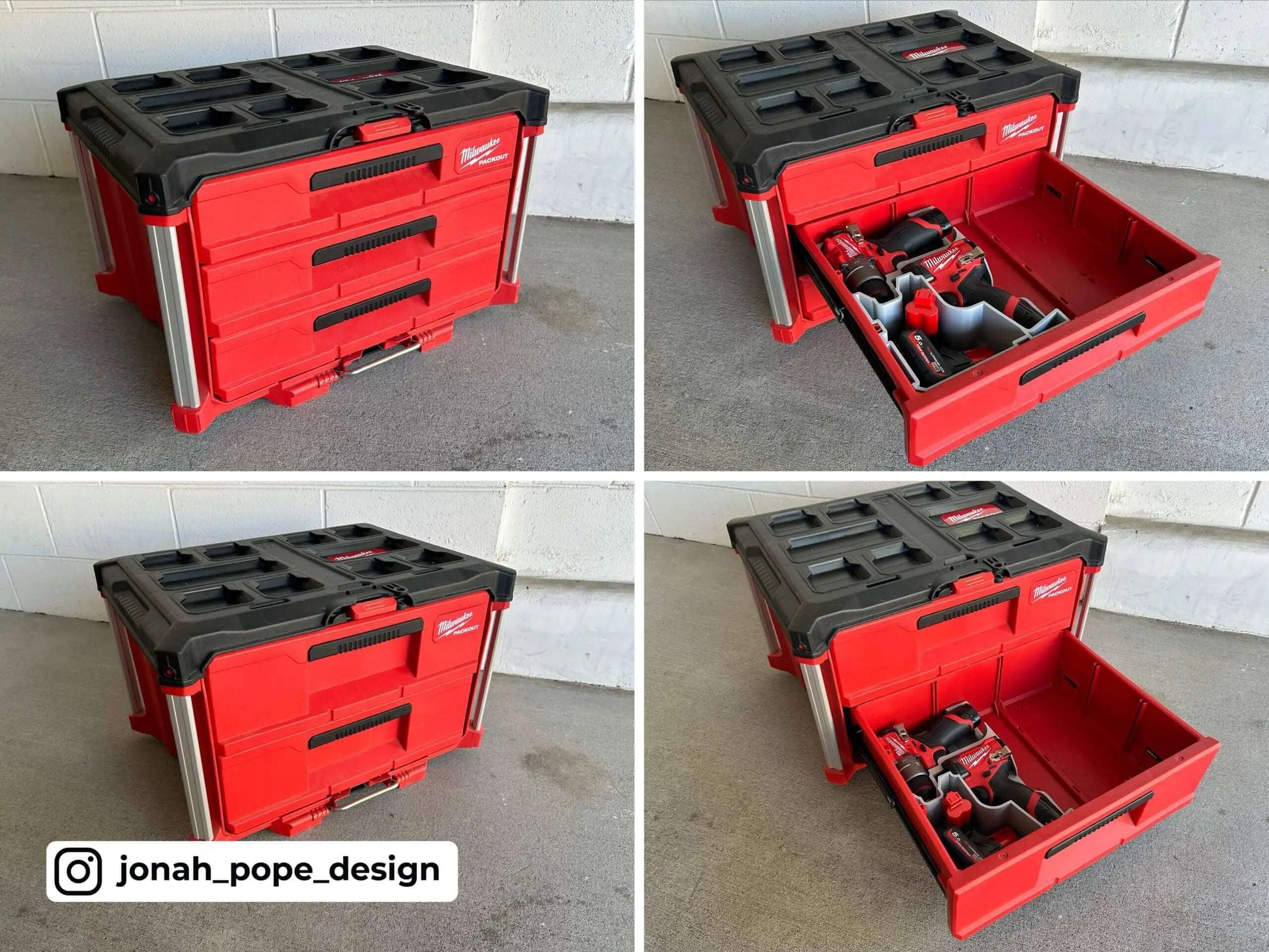Drawer M12 Drill & Impact Gen 3 Insert  packout australia