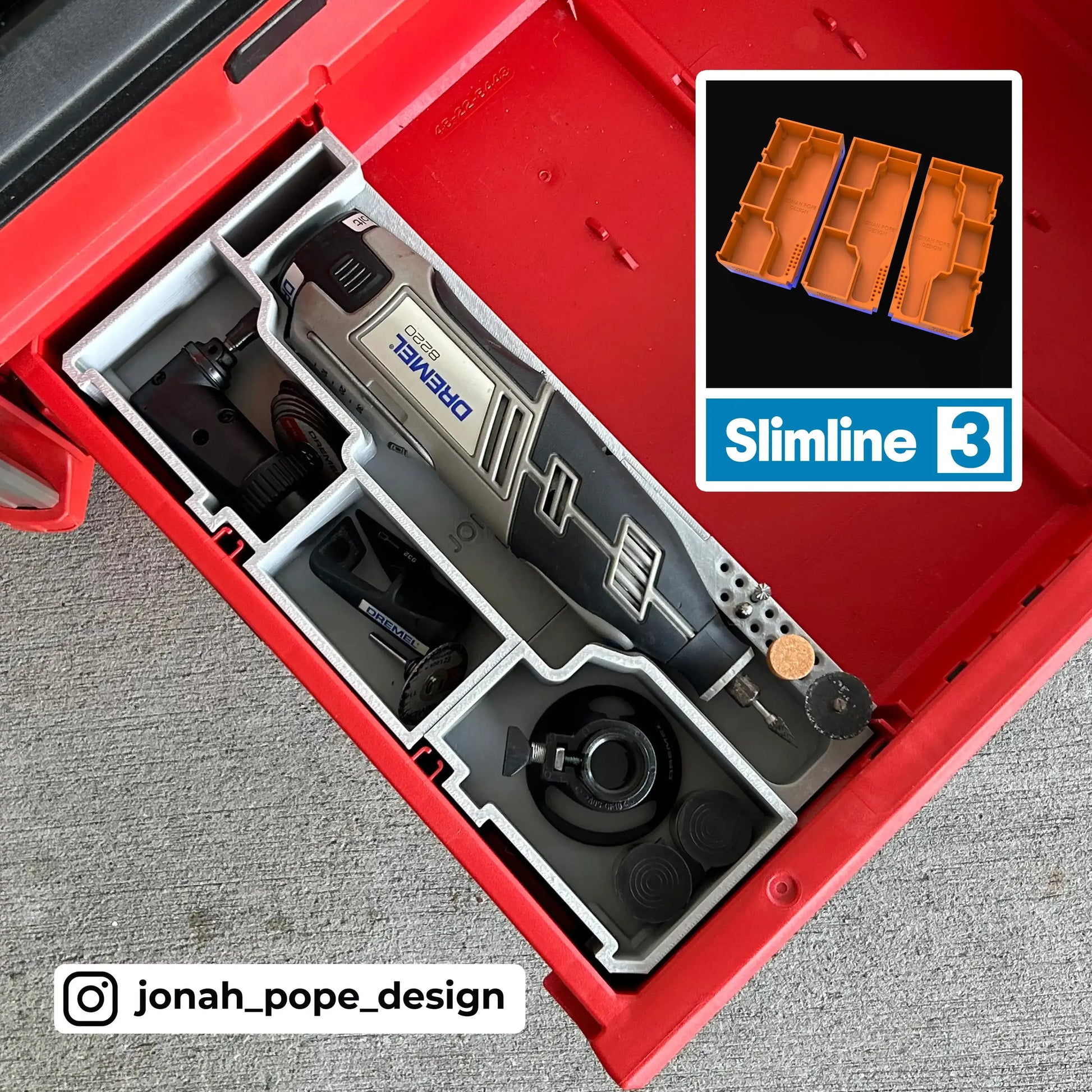 Dremel 8220 Insert | Modular PACKOUT Drawer System  packout australia