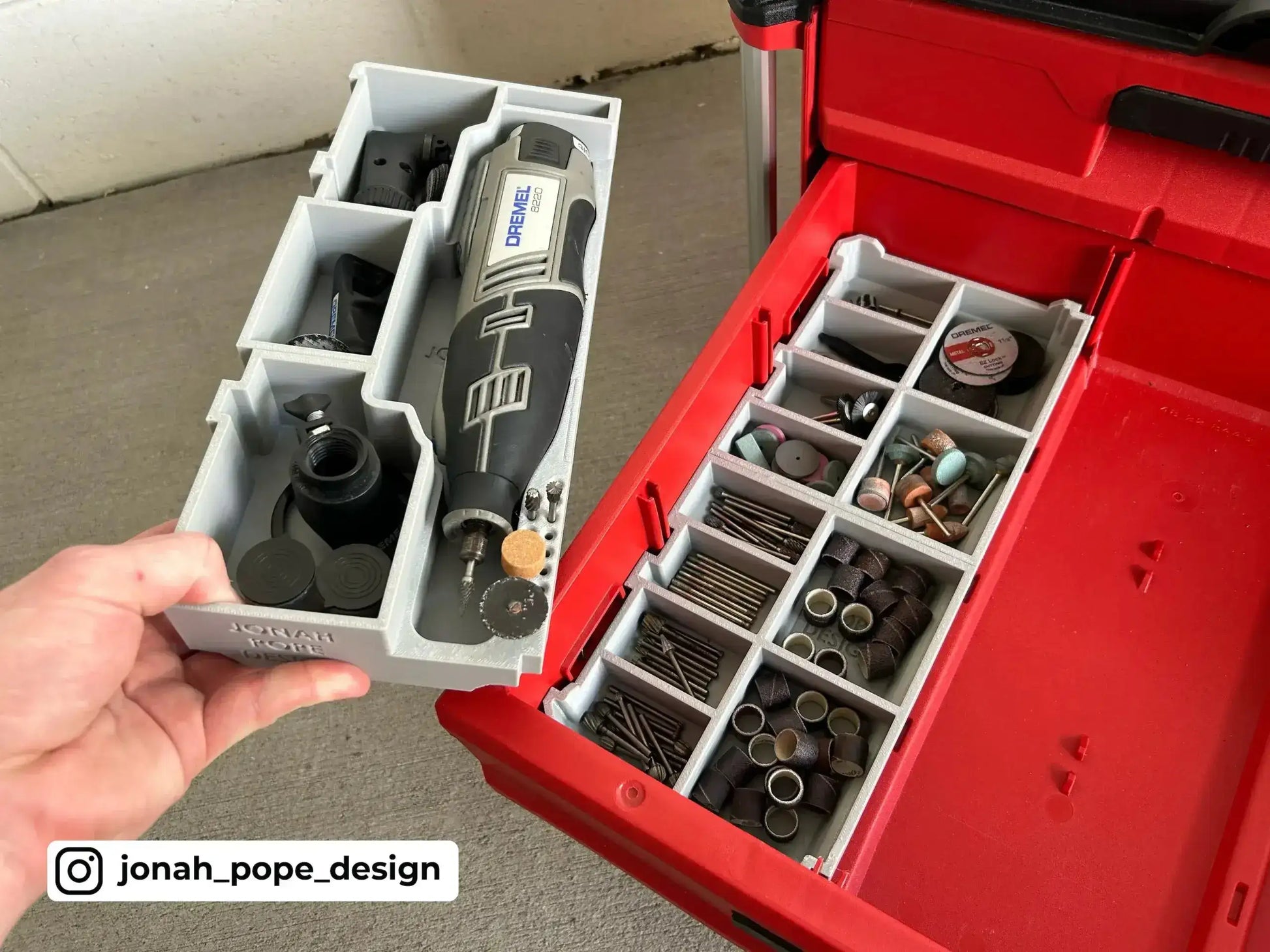 Dremel 8220 Insert | Modular PACKOUT Drawer System  packout australia