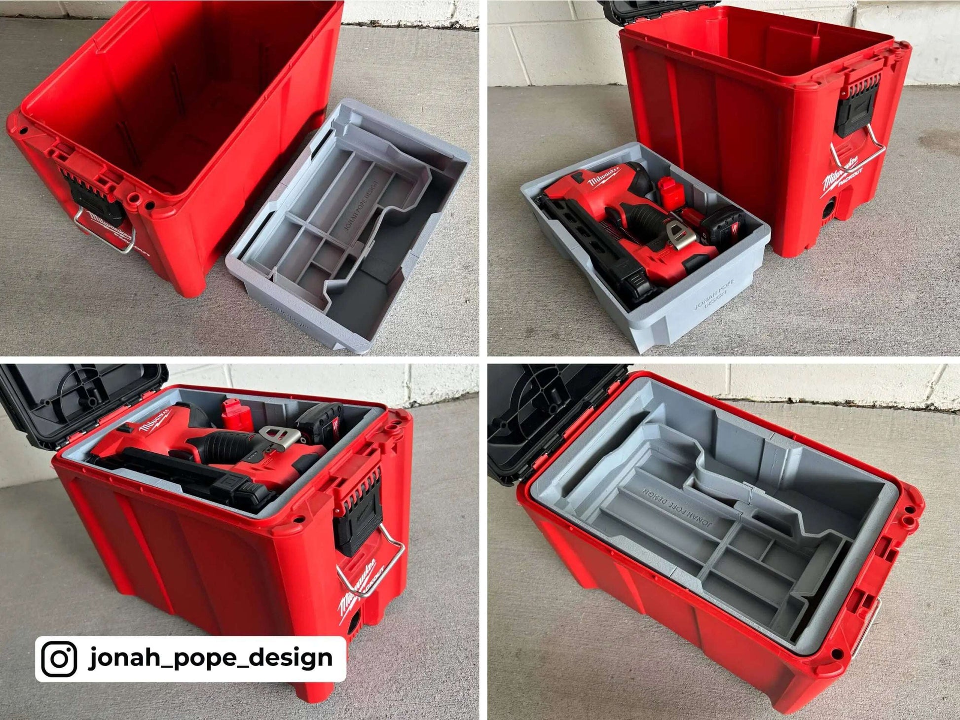 M12 Cable Stapler Insert (Compact Tool Box)  packout australia