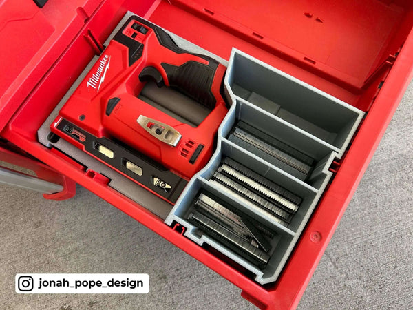 Drawer M12 Staple Gun Insert  packout australia