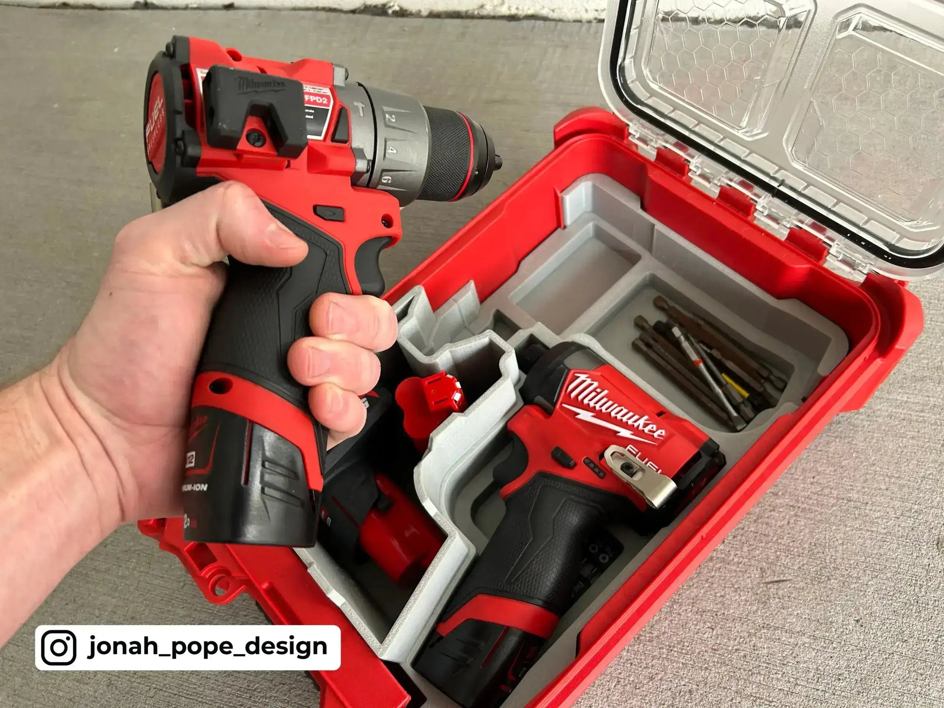 M12 Drill & Impact Gen 3 Insert  packout australia