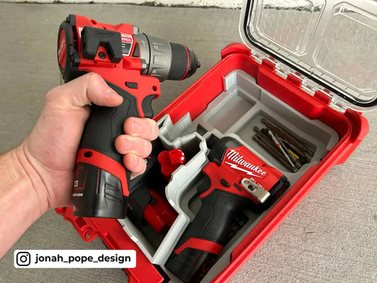 M12 Drill & Impact Gen 3 Insert  packout australia
