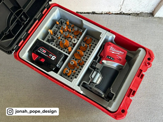 M18 Router Insert (Compact Tool Box)  packout australia
