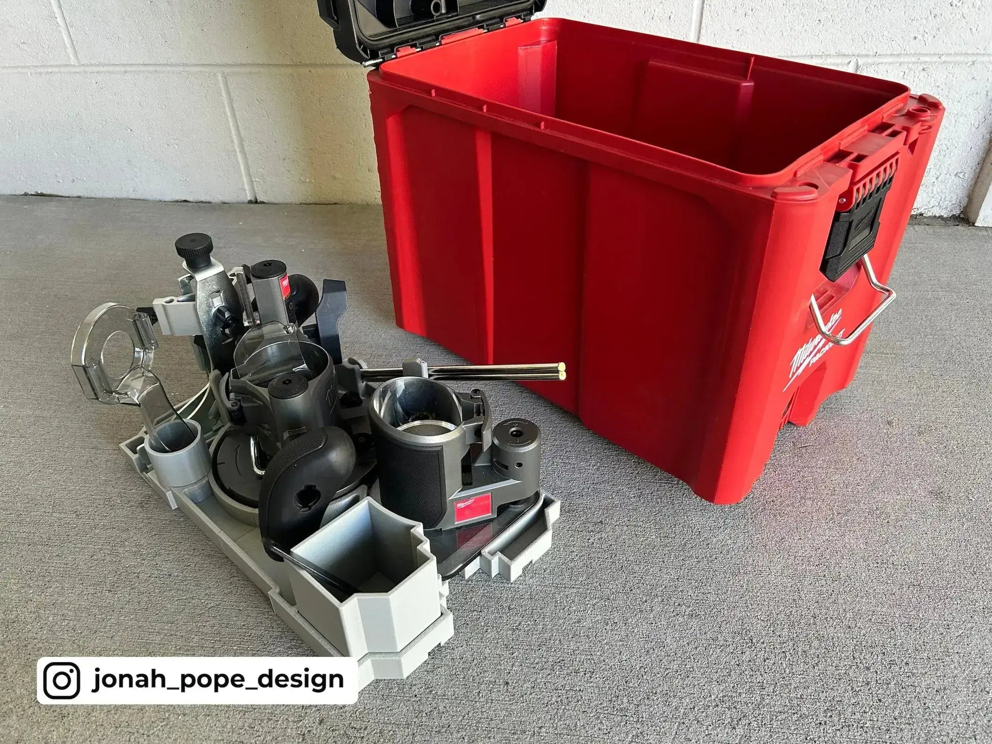 M18 Router Insert (Compact Tool Box)  packout australia