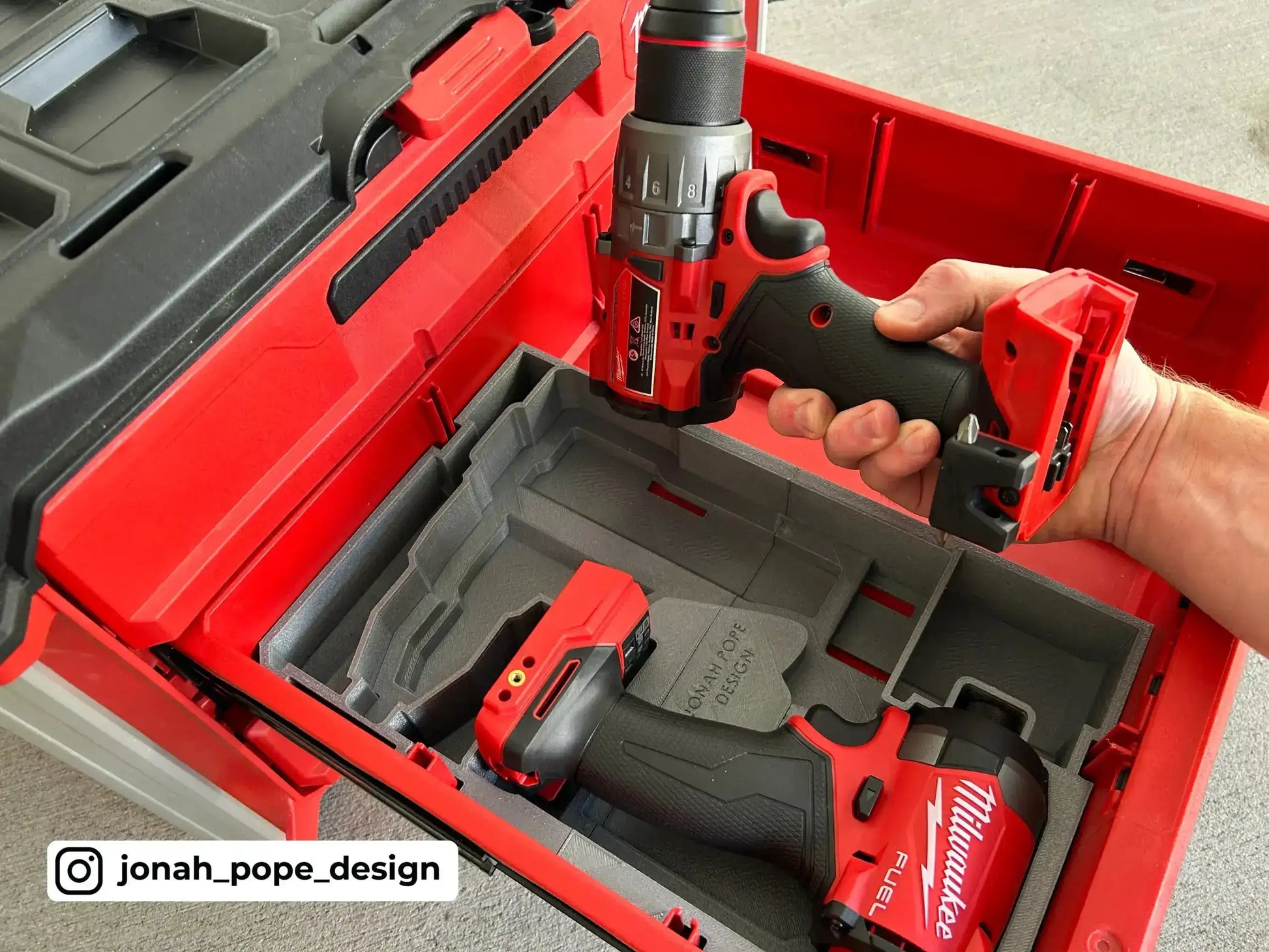 Drawer M18 Gen 4 Drill & Impact Insert  packout australia