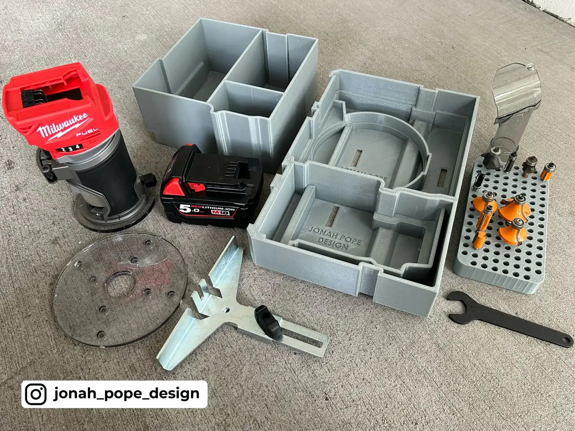 Drawer M18 Router Insert  packout australia