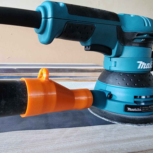 dust extraction hose adaptor vacuum reducer sander port makita