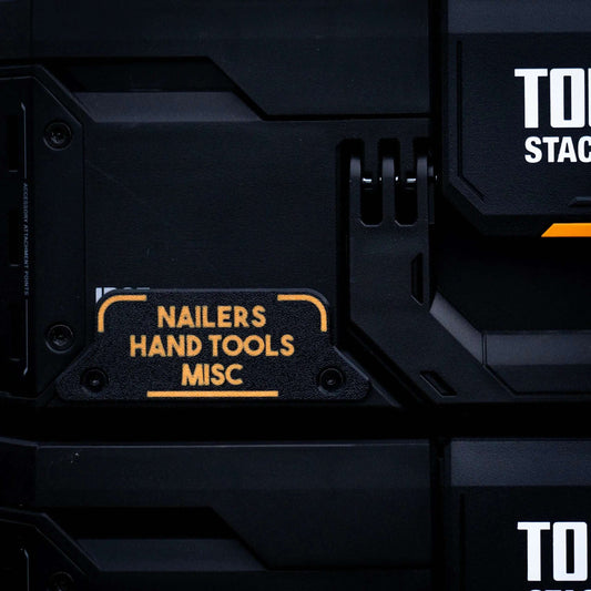 Toolbox / Organiser Labels | Custom StackTech  packout australia